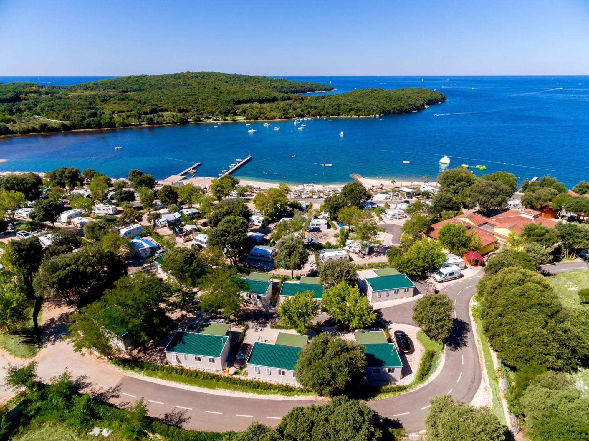 Eurocamp Tents At Campsite Val Saline Hotel Rovinj Luaran gambar